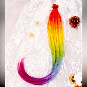 Rare find alert 🚨 rainbow 🌈 dreadlocks 20 for $125 on sale 20” retail for $250